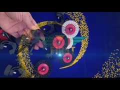 Части металла OEM частей печатания поддержки Sm74 щетки колеса черноты Гейдельберга доступные