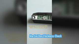 Инспекционный бокс для машины Мартини