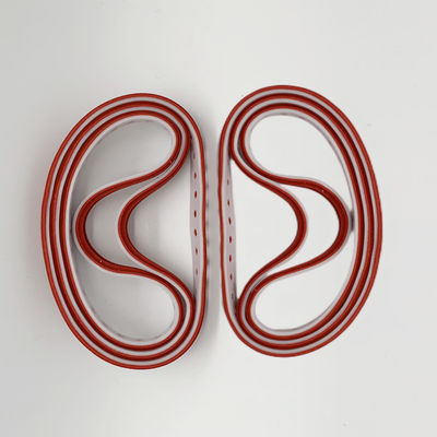 Части печатной машины пояса 245mmx10mm всасывания F4.614.891f красные смещенные