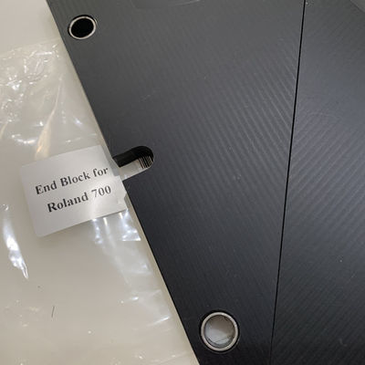 Тёмно-серого цвета конечная плита для Roland 700 Ink Duct End Blocks 160x85mm Часть печатного машины