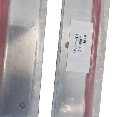 Ультрафиолетоустойчивый печатный принтер Heidelberg Wash Up Blade 605x46x0.5 мм с 7 отверстиями для SM52 PM52