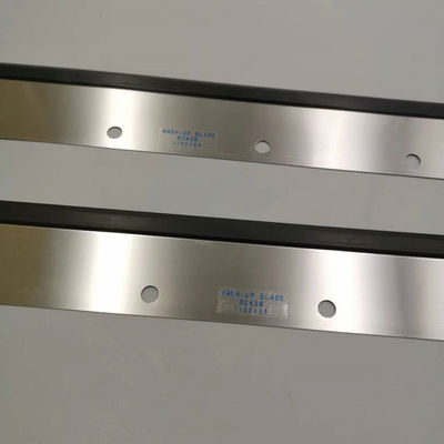 Части прессы Рональд 1100x65x0.5mm Гейдельберг отверстий цвета 11 резинового лезвия Washup серебряные