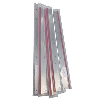 Ультрафиолетовый G2.010.502 Heidelberg Printer SM52 PM52 Wash Up Blade 605x46x0.5 мм 7 отверстий